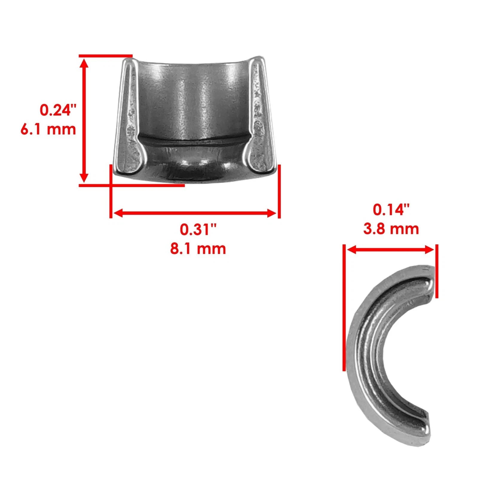 2x Exhaust Valve Kit for Yamaha 33D-12121-00-00 B11-12114-00-00 51Y-12119-00-00