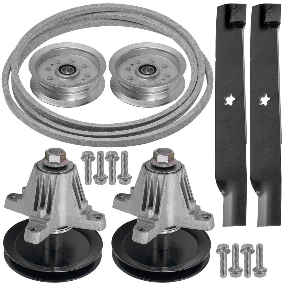 Spindle w/Pulley & Belt for Cub Cadet XT1-LT42 XT2-LX42 42" / 918-06976 75405021