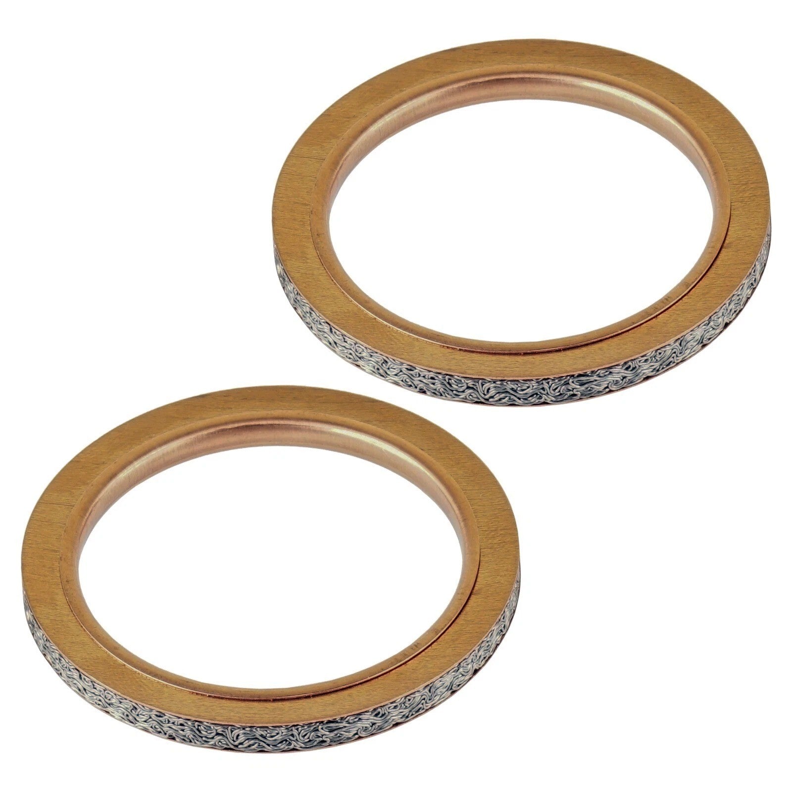 2 Exhaust Muffler Pipe Head Gasket FITS Yamaha WR250F YZ250F YZ250FX 2001-2023