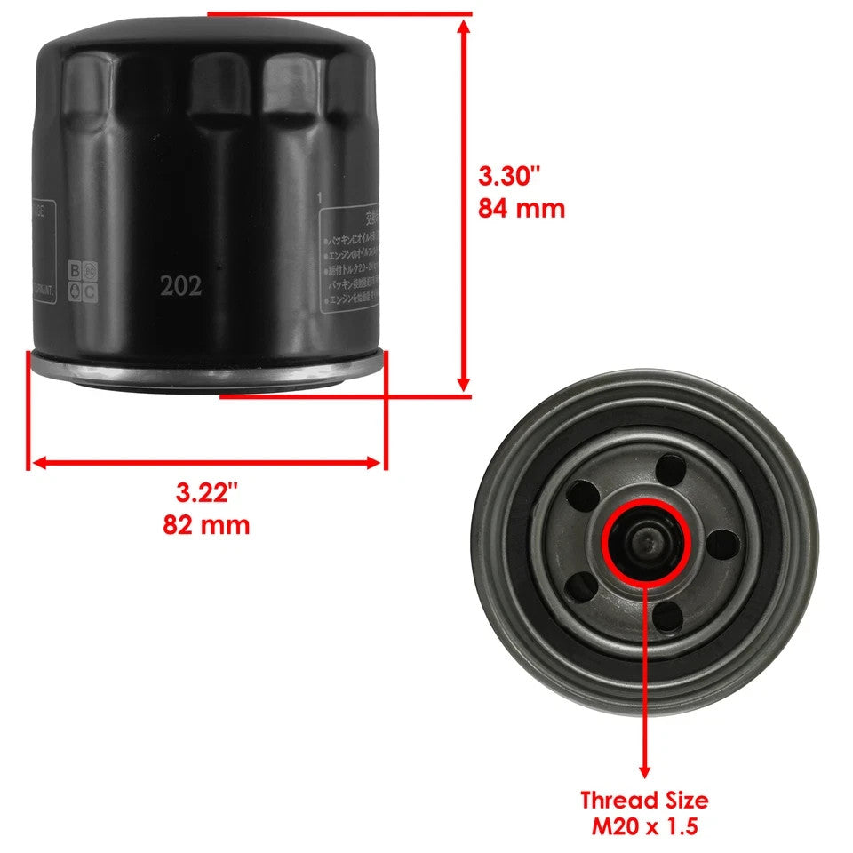 Oil Filter for Honda VF1100 VF1100S Sabre VF1100C V65 Magna VT1100C 1982-1988