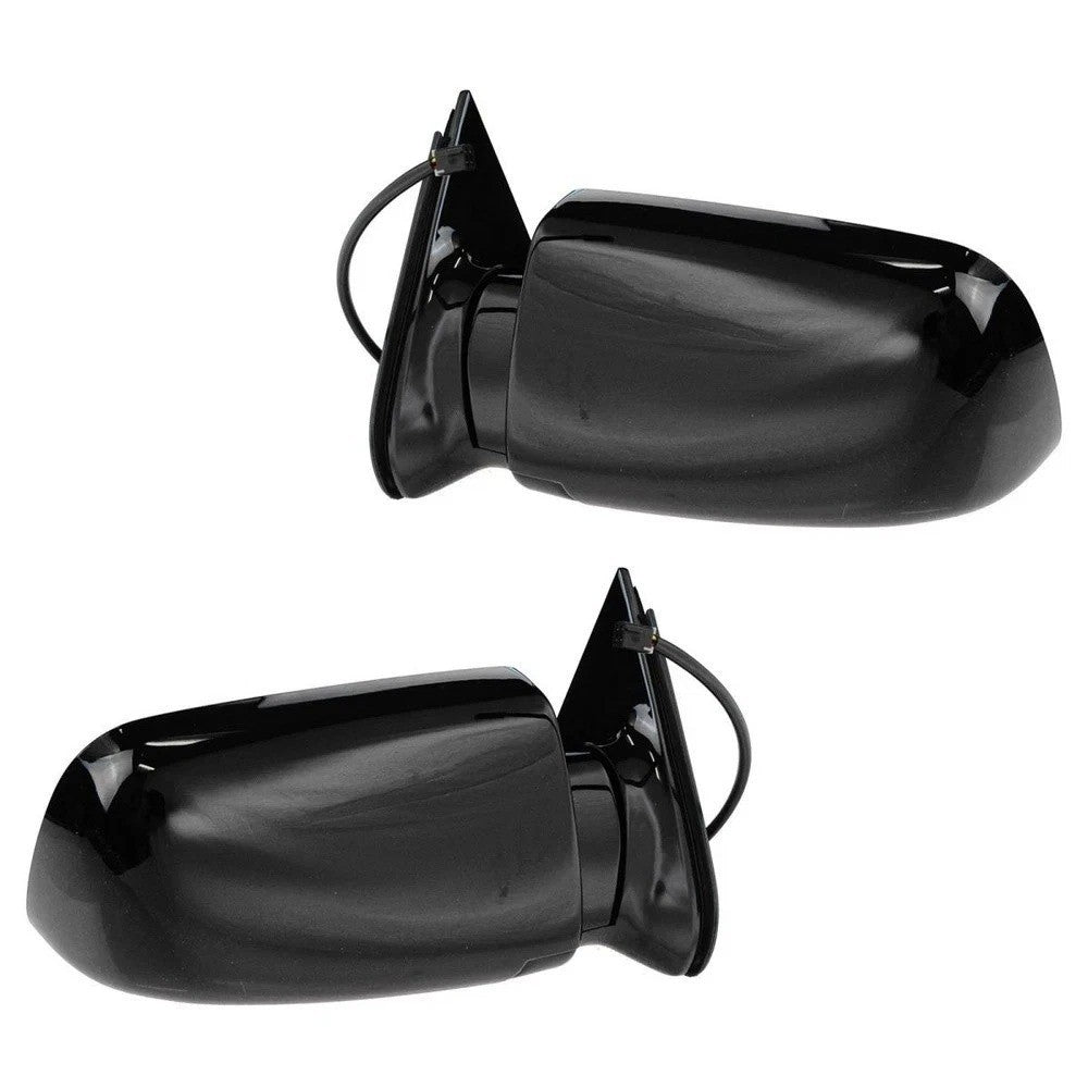 Mirrors Power Black Folding Left/Right Pair Set for Chevy GMC Pickup Truck