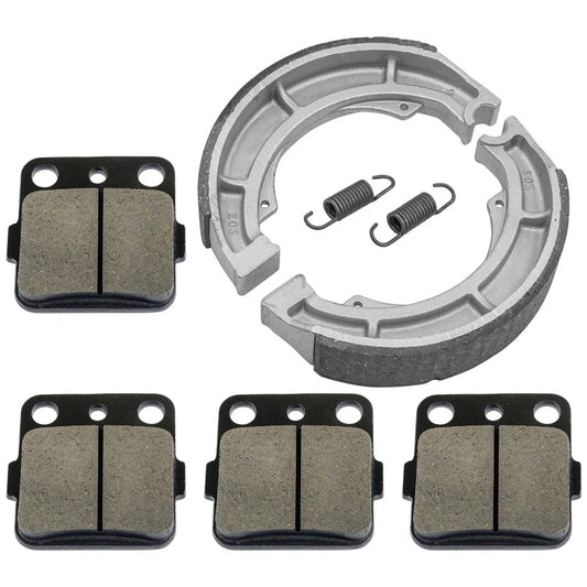 for Yamaha Grizzly 600 YFM600 1998 1999 2000 2001 Front Rear Brake Pads Shoes