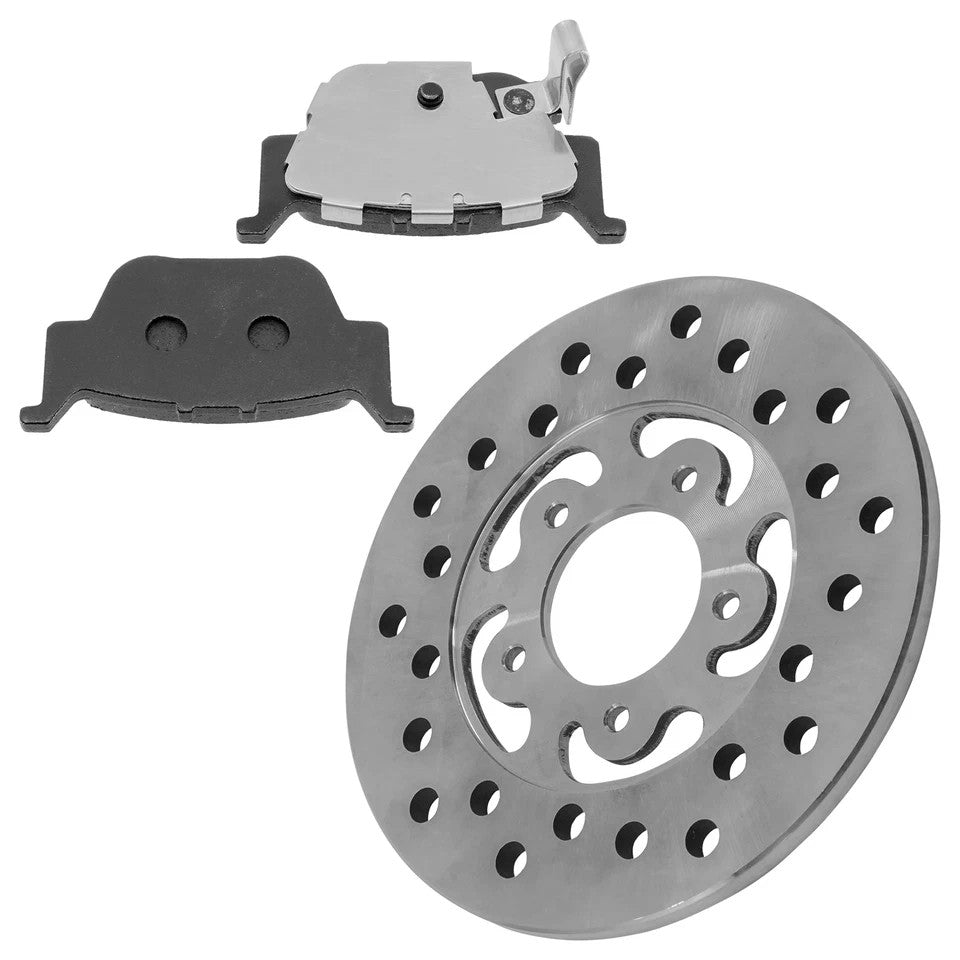 Rear Brake Disc Rotor w/ Brake Pads for Honda Rincon 650 TRX650FGA 2003 - 2005