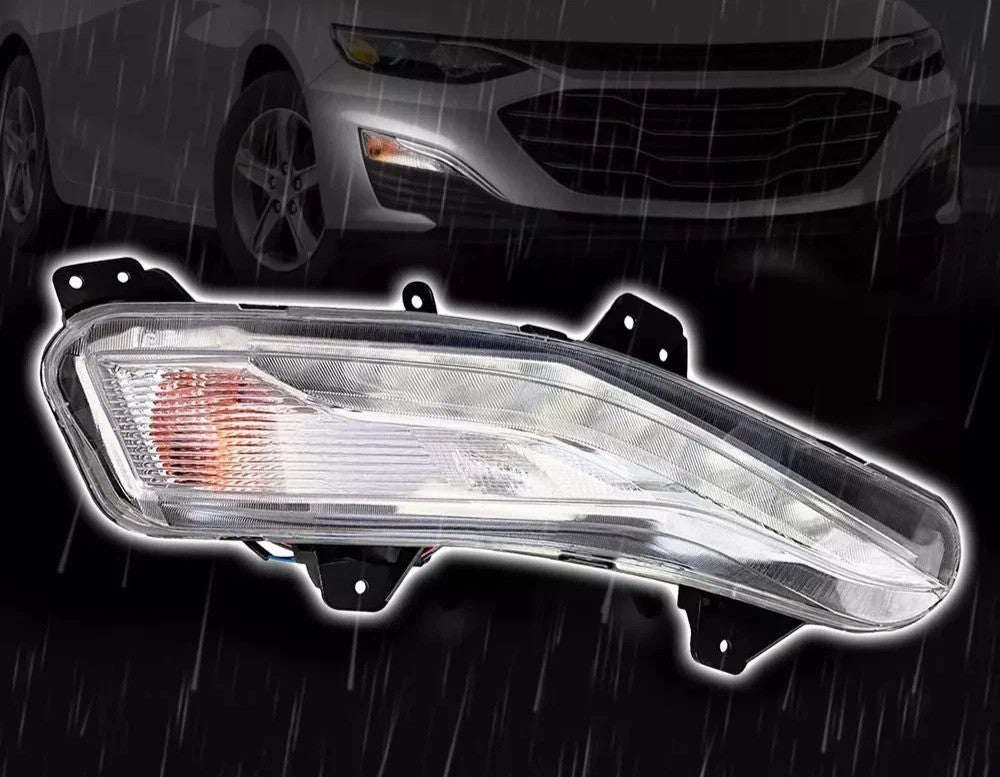 For 19-23 22 Chevy Malibu Fog Light Signal Light w/LED DRL Lamp Passenger Side