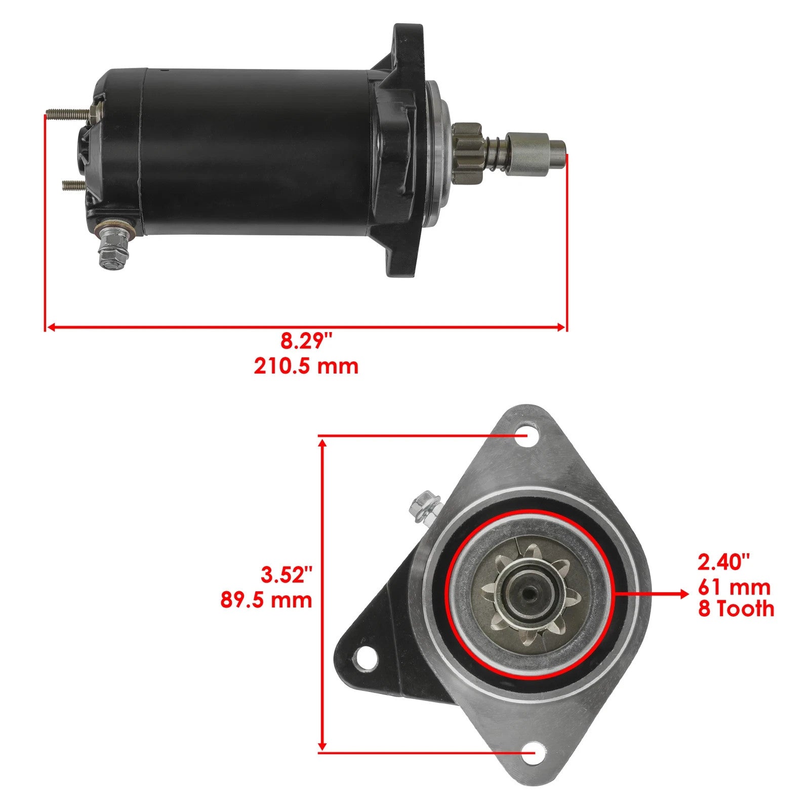 Starter Sea-Doo for 3D RFI  2004-2005 / GTI Le RFI 2003-2005 / GTI RFI Std 2005