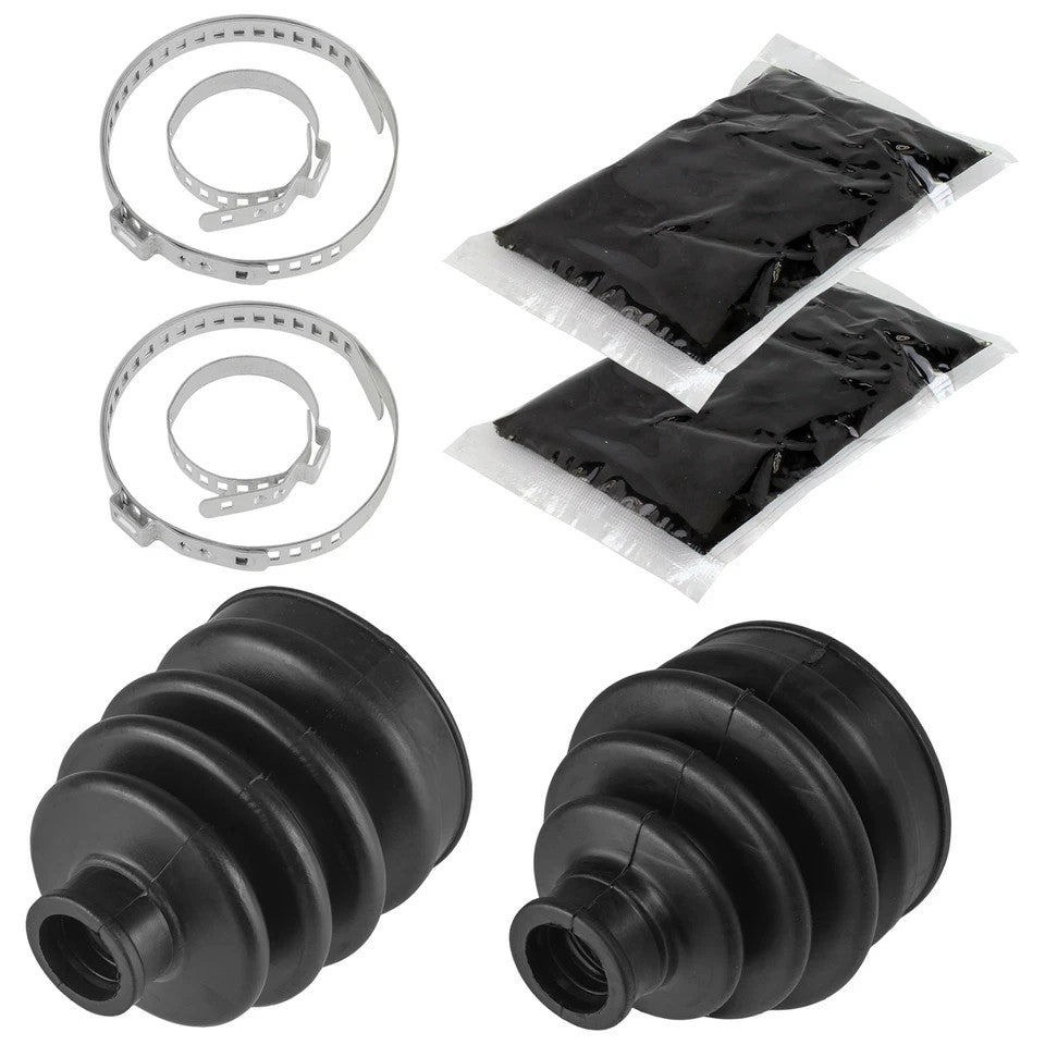 Front Axle Inner Outer CV Boot Kit for Kawasaki Bayou 300 KLF300C 4X4 1989-1997