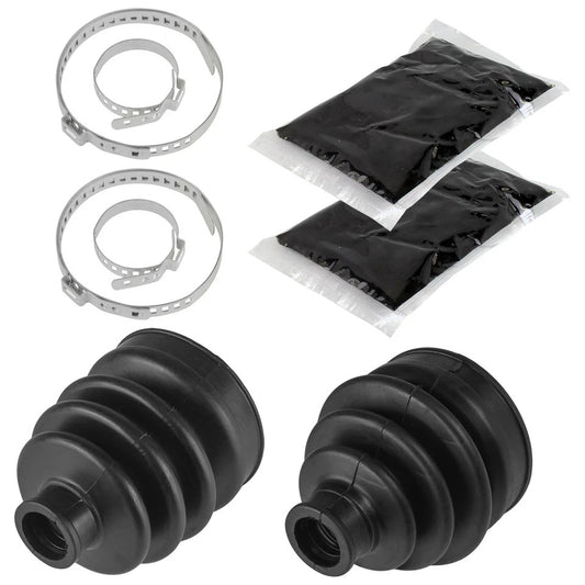 Front Axle Inner Outer CV Boot Kit for Kawasaki Bayou 300 KLF300C 4X4 1989-1997