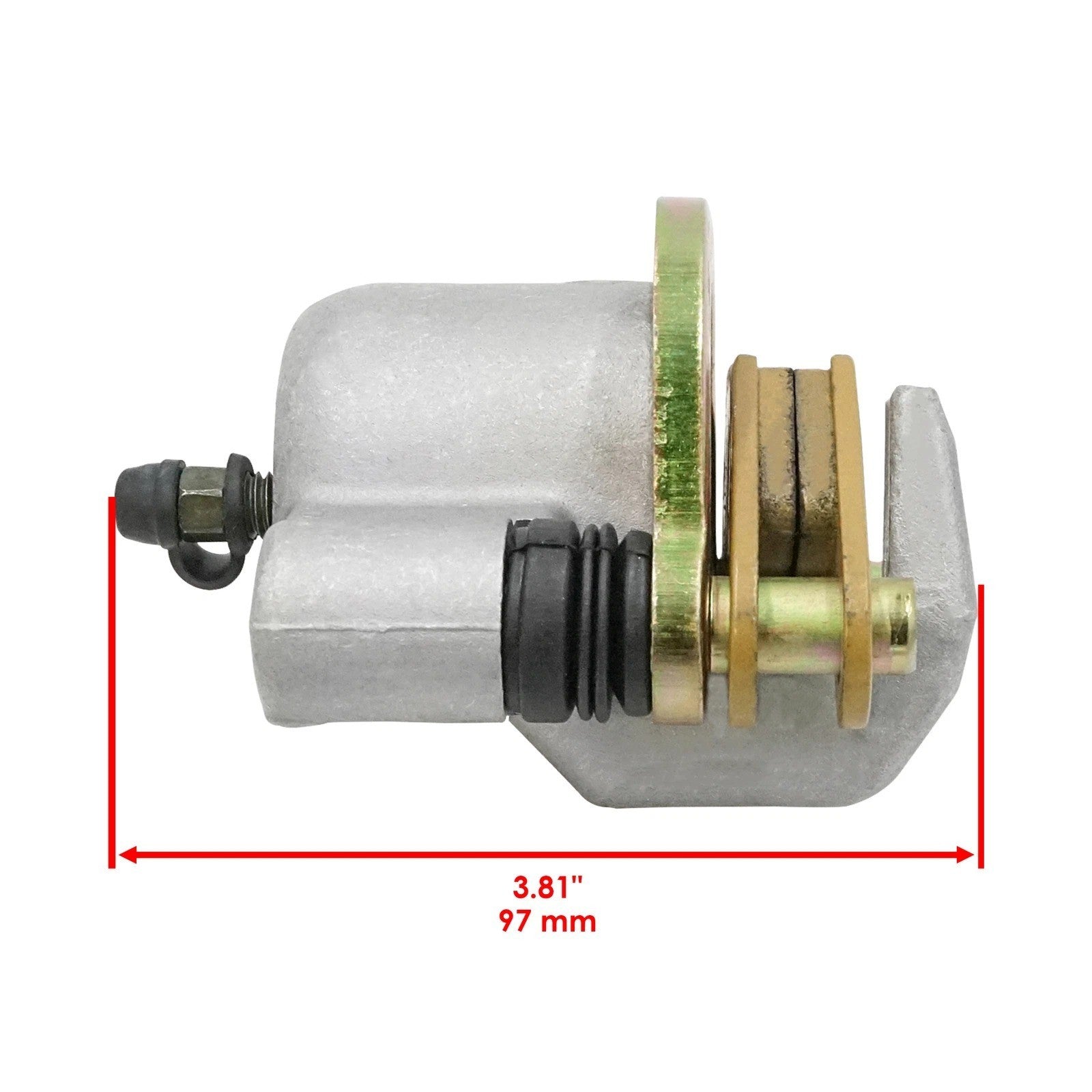 Rear Brake Caliper w/ Pads for Polaris Big Boss 250 4x6 1989 1990