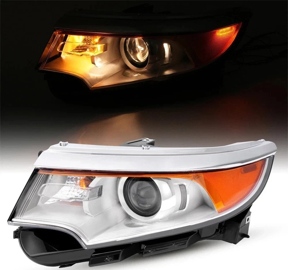 For 2011 2012 2013 2014 Ford Edge Projector Headlight W/Bulb 5 Pins Left Driver