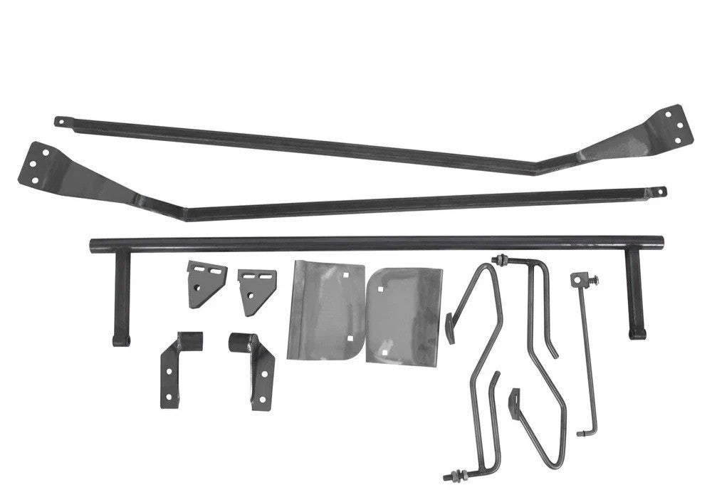 For 1953-56 Ford F100 F-100 Truck Hood Tilt Flip Stainless Combo Conversion Kit