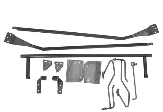 For 1953-56 Ford F100 F-100 Truck Hood Tilt Flip Stainless Combo Conversion Kit