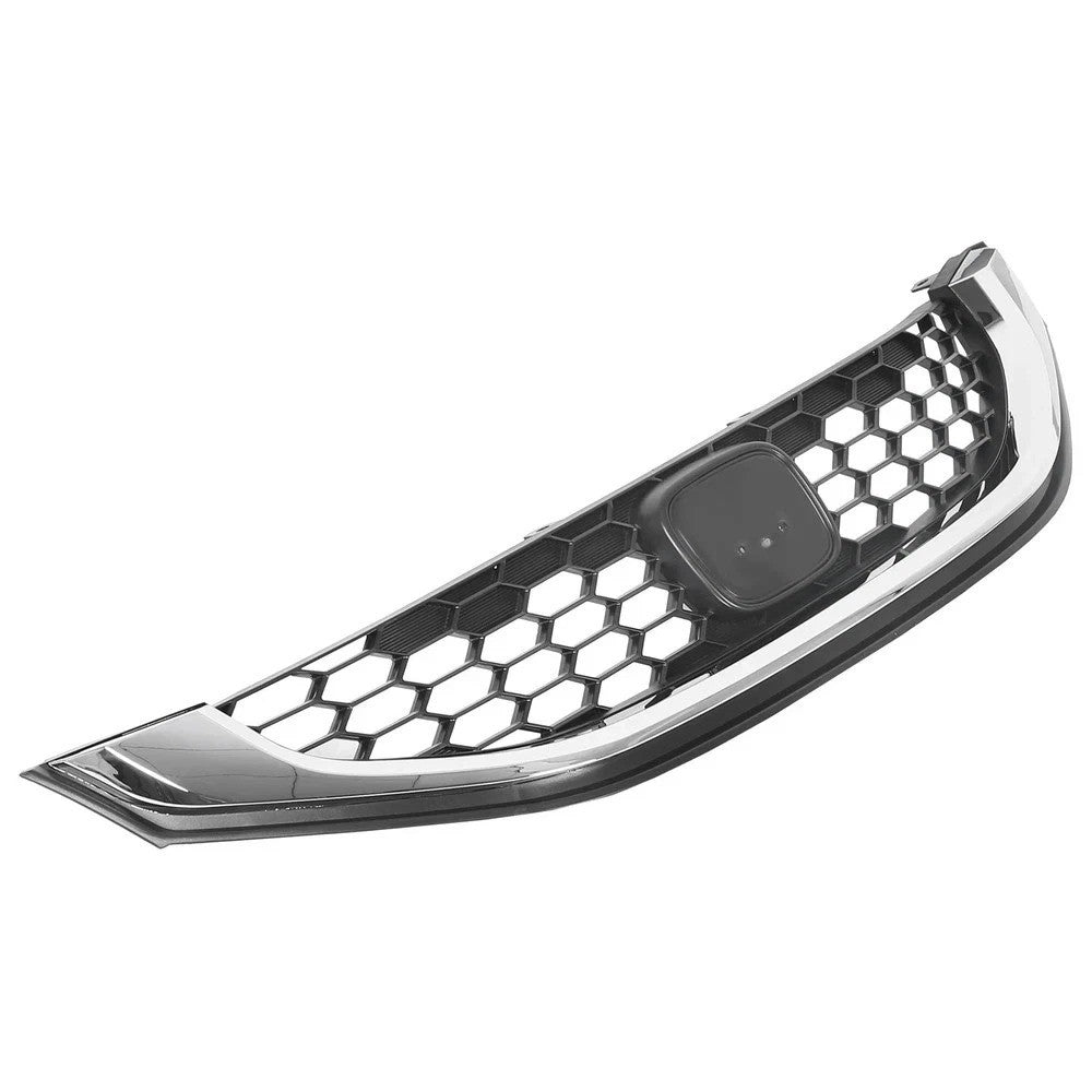 For Honda Civic Sedan 2013-2015 Front Bumper Upper Grille Grill W/Chrome Trim