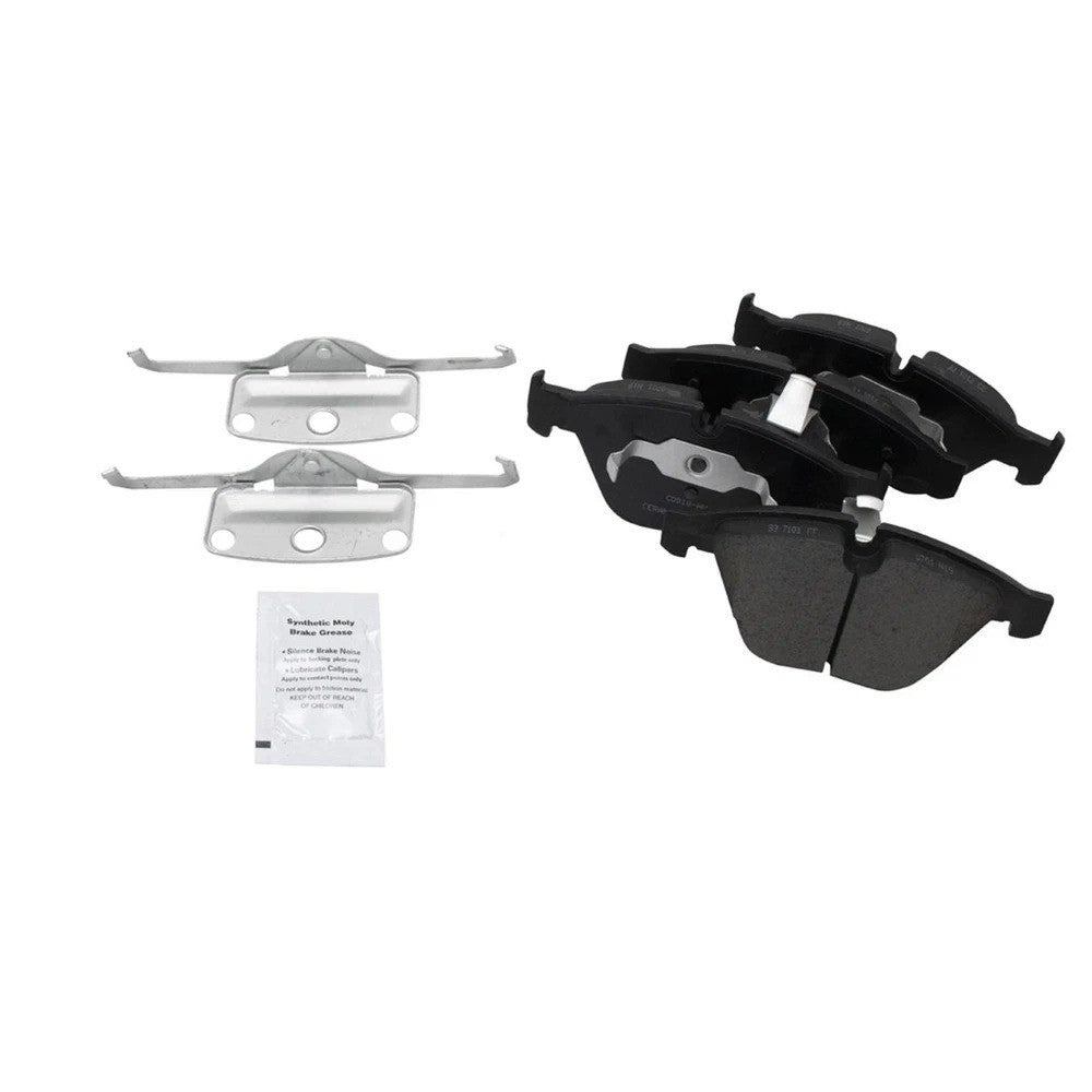 Front & Rear Premium Posi Ceramic Disc Brake Pads & Wear Sensors Kit for BMW New