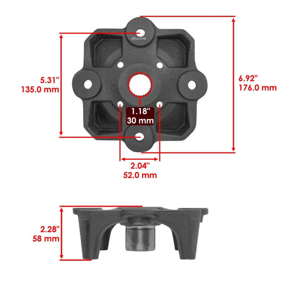 Caltric Wheel Hub For Can-Am Maverick X3 Turbo 2017-2021 Front Or Rear