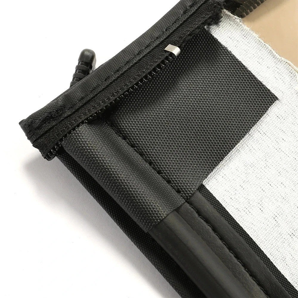 For 2010-2018 Jeep Wrangler 4DR JK Soft Top w/Tinted Windows, Black Twill