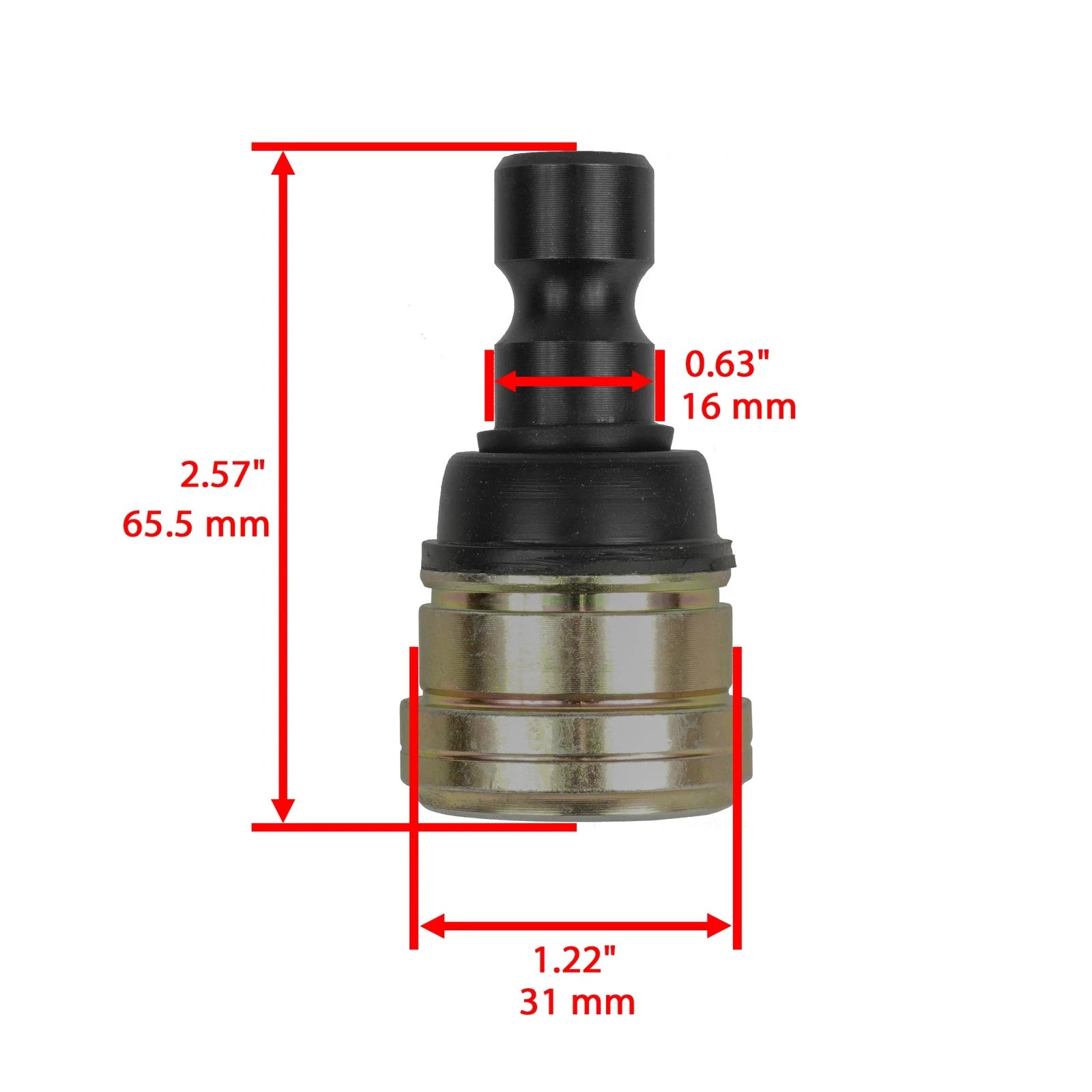 Front Right Lower A-Arm w/ Bushings and Ball Joint For Polaris RZR 4 800 2011-13