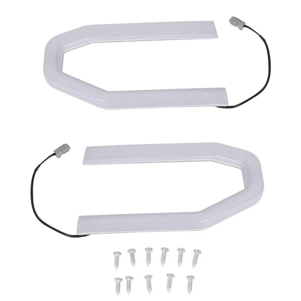 Pair LED Front Hood Grille Lights For 2006 06-09 Dodge RAM 2500 06-08 1500