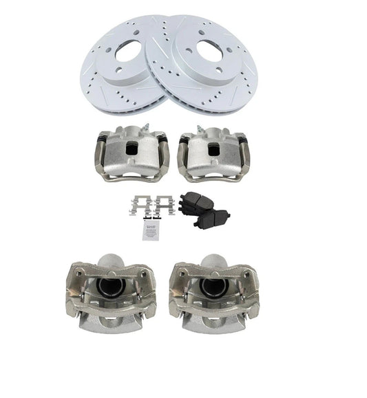 Front Brake Pad & Rotor Kit Fits 03-10 Chevrolet 07-09 Pontiac 03-07 Saturn