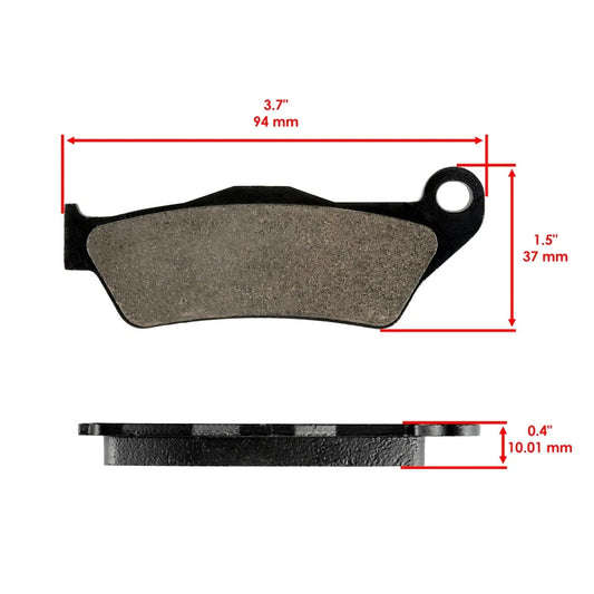 Front Rear Brake Pads for BMW R1200Gs R 1200Gs 2004-2012 Adventure Triple Black