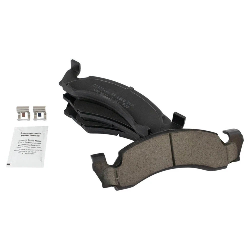 Front Ceramic Brake Pad Set & 2 Rotors For Ford F150 4X2 2WD E150 Van