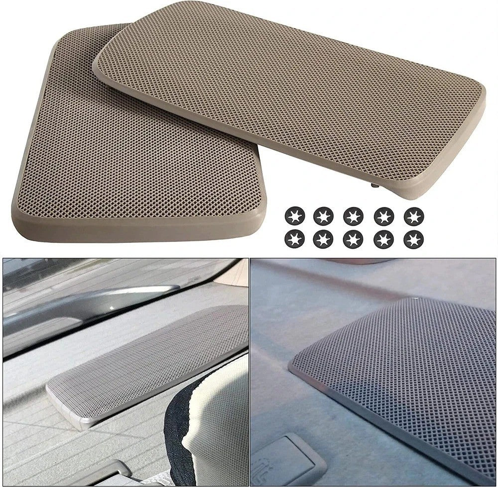 2PCS Tan Rear Speaker Grille Covers For Toyota Camry 2002 2003 2004 2005 2006