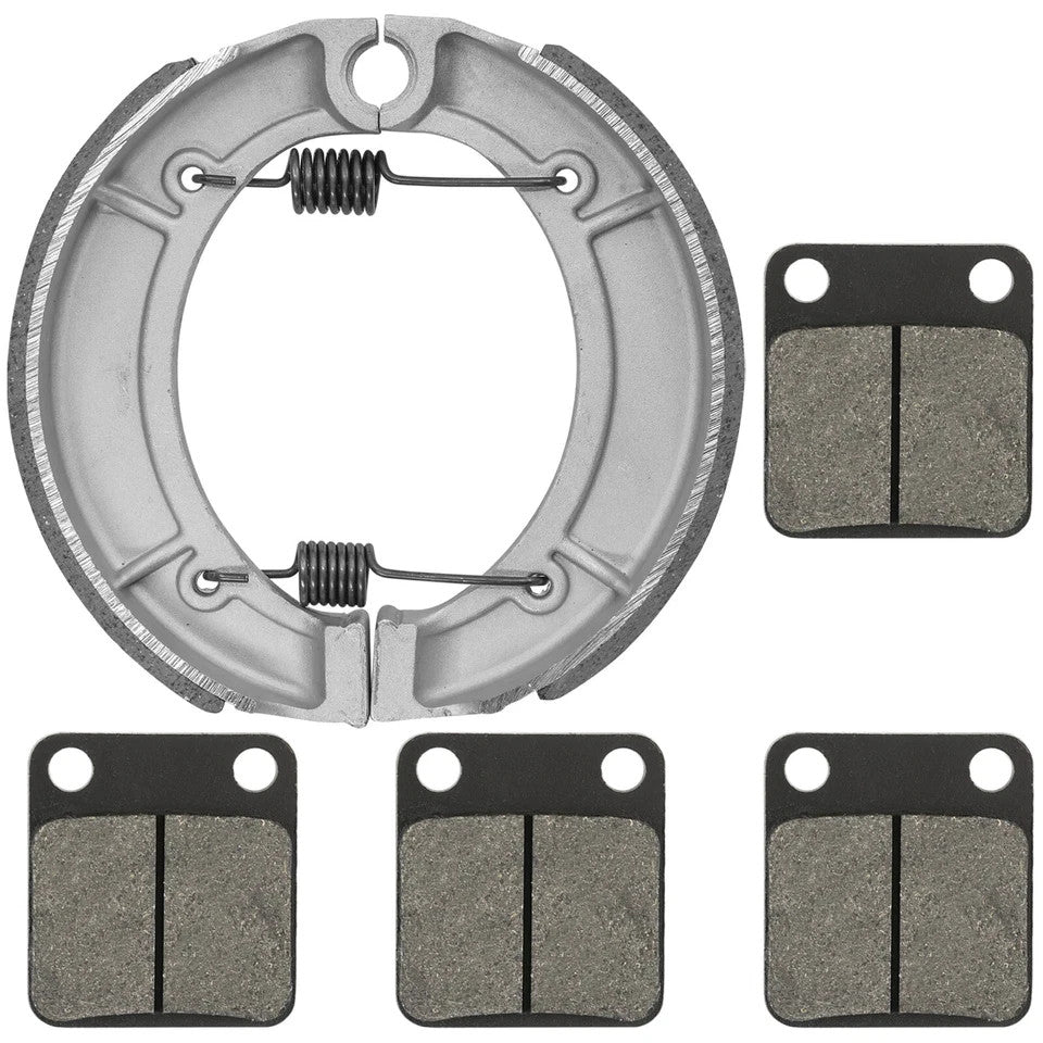 for Yamaha Big Bear 400 YFM400 2WD 4WD 2000-2004 Front Rear Brake Pads Shoes