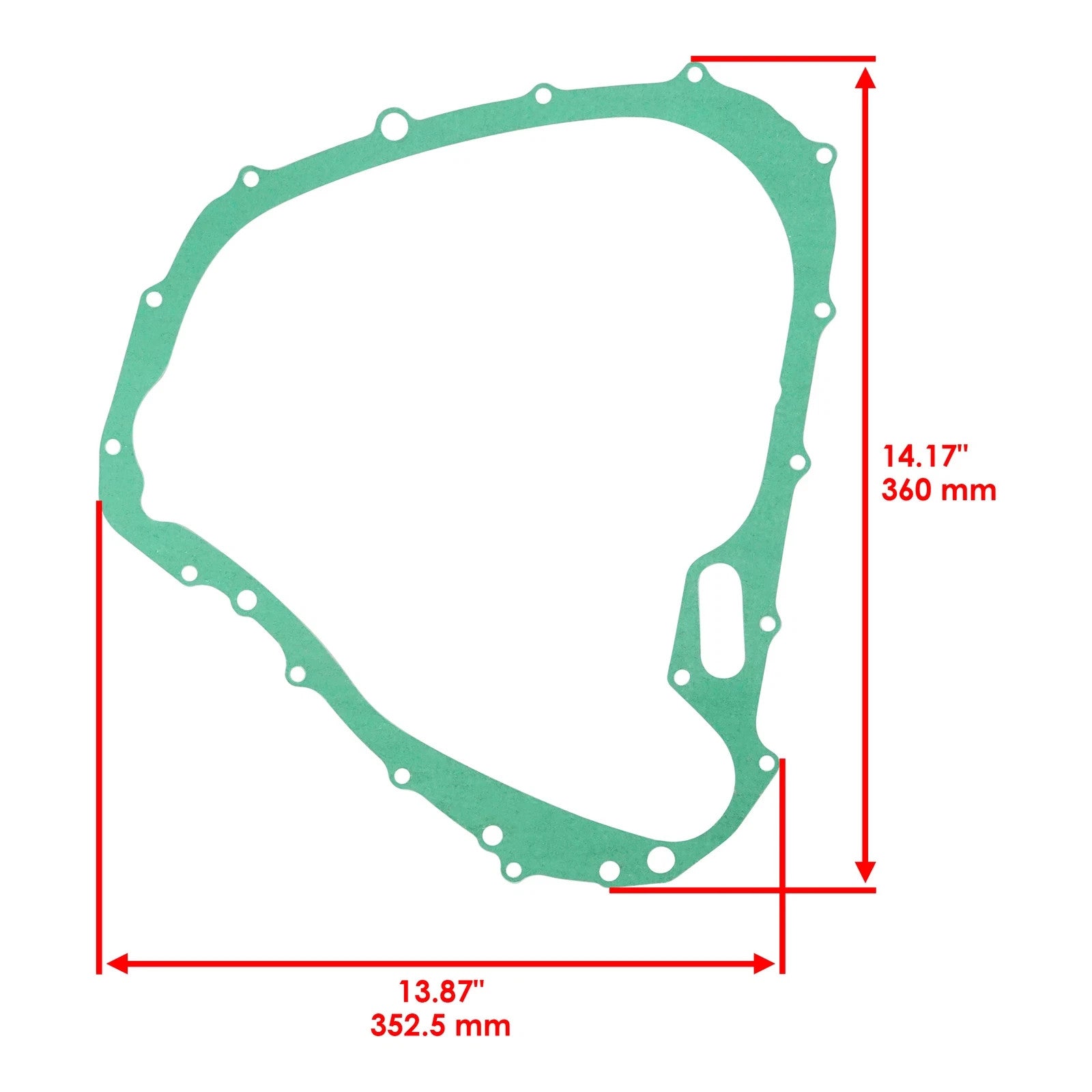 Caltric Stator Cover Gasket for Arctic Cat 3403-075 Gasket Magneto Cover