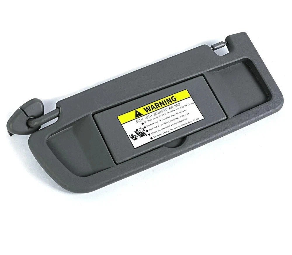 HECASA New Left Driver Side Dark Gray Sun Visor For 2006-2011 Honda Civic