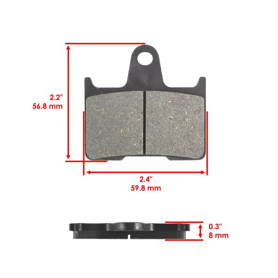Rear Brake Pads for Harley Davidson Xl883N Xl 883N Iron 883 2014-2019