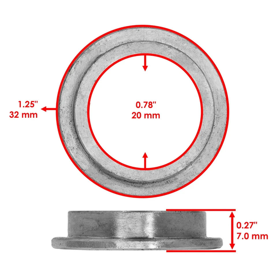 2 Swingarm Needle Bearing Pivot Bushing for Honda TRX450R Kick Start 2006 - 2009
