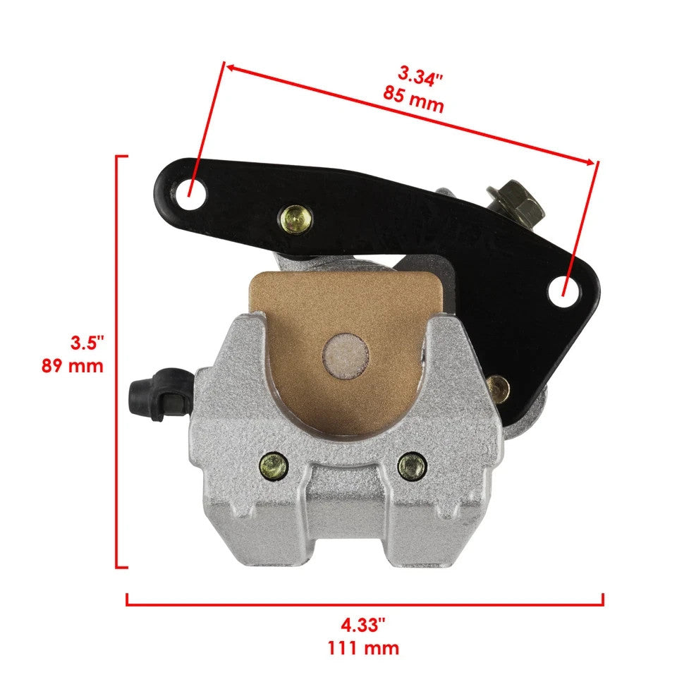 For Yamaha Banshee 350 YFZ350 1990-2001 Front and Rear Brake Caliper w/ Pads