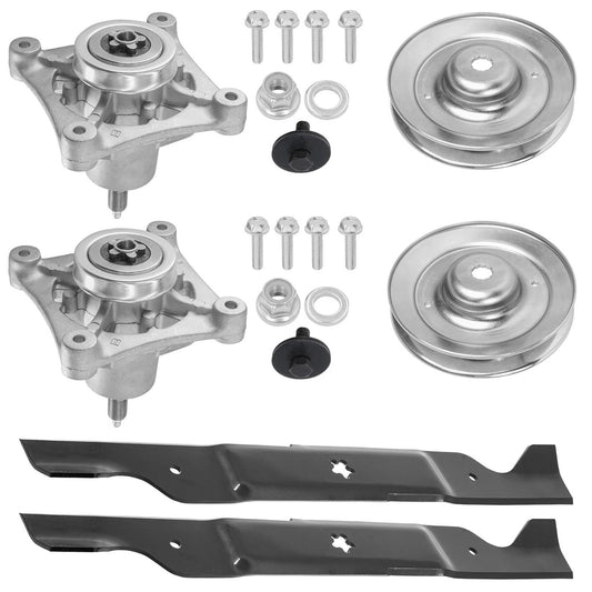 Spindle Blade & Pulley for Husqvarna Z246 LSZ4622 4220 RZ4620 EZ4624 42" 46" 48"