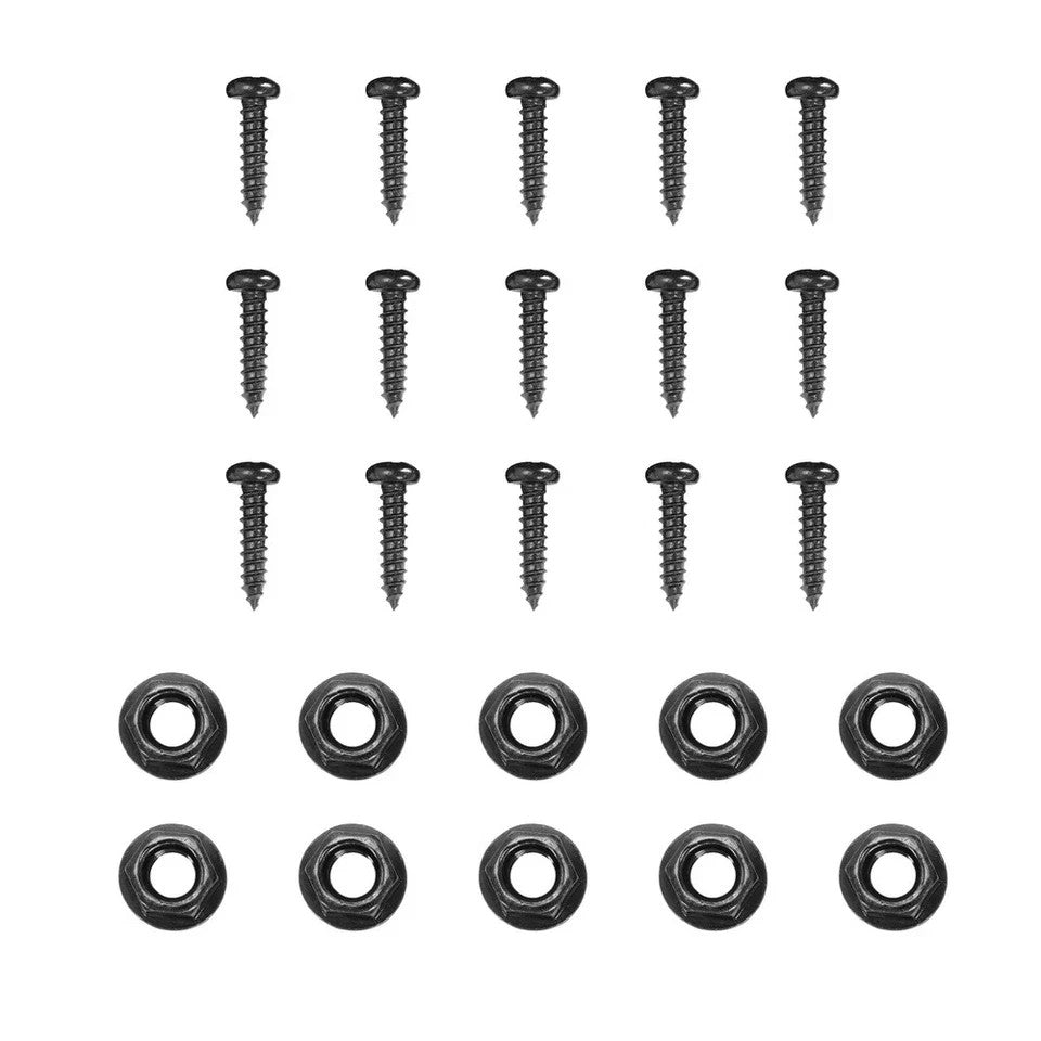 HECASA 5PCS Exterior Door Handles Powder Coated For Jeep Wrangler JK/JKU 07-18