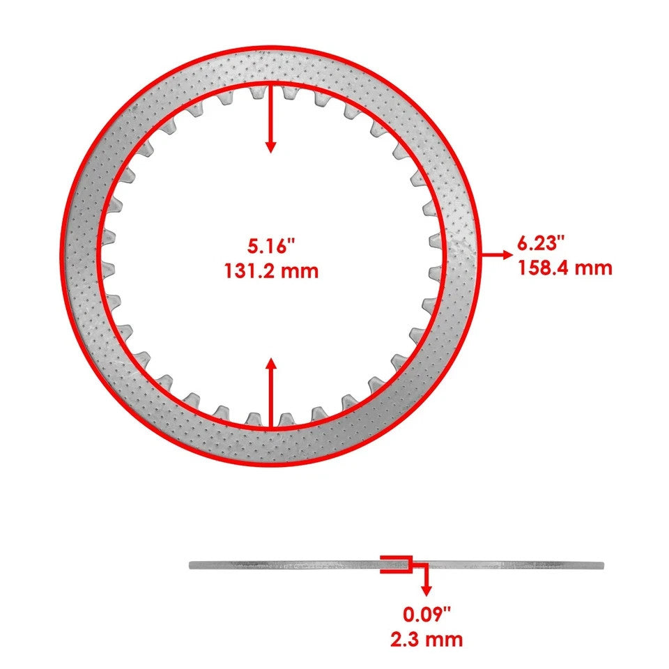 Clutch Friction Plates And Gasket Kit for Yamaha VMX1200 V-Max 1200 1985-2007
