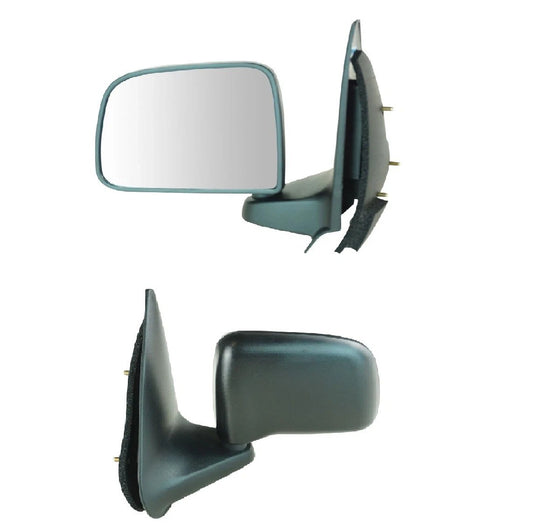 Manual Black Door Mirror LH Left Driver Side for 93-05 Ford Ranger Pickup Truck