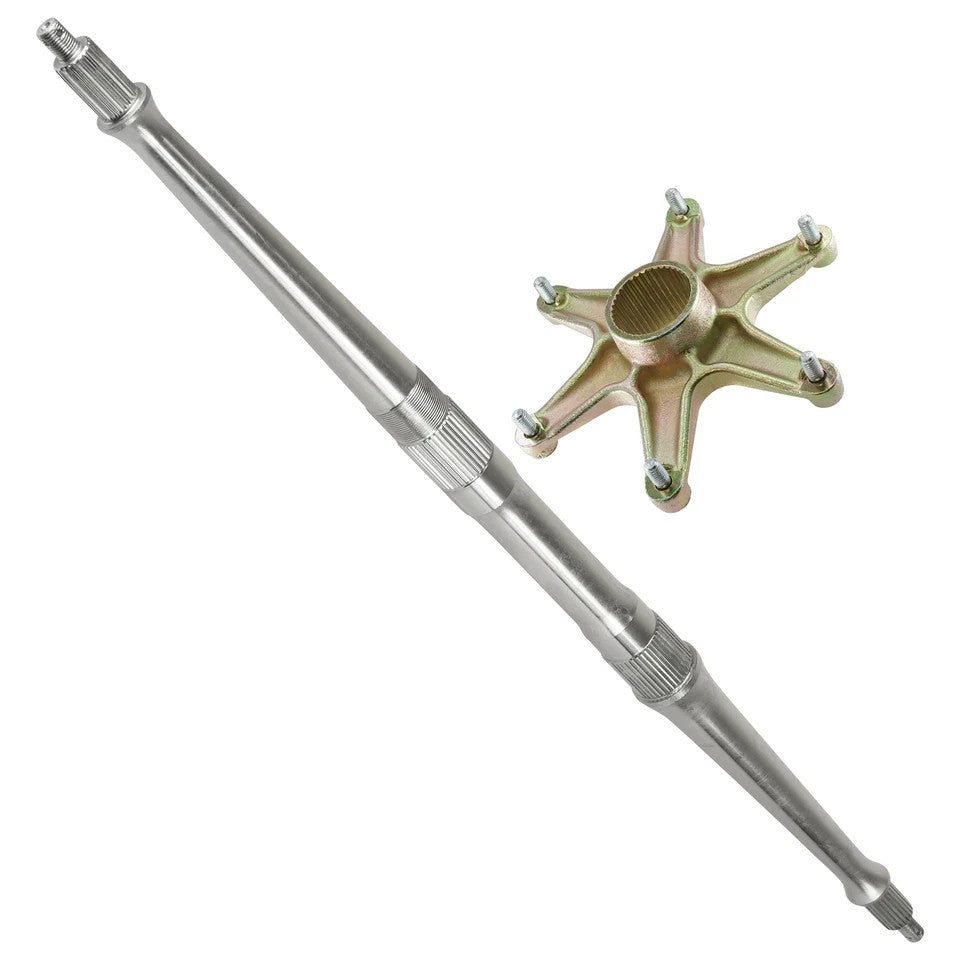 Rear Axle Shaft w/ Sprocket Axle Collar  for Yamaha Warrior 350 YFM350 1989-2004