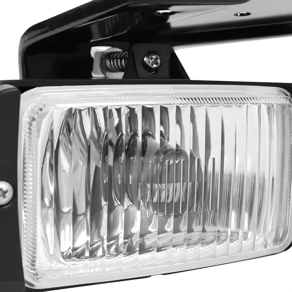 Pair Front Fog Lights Lamps For 1988-1999 2000 Chevrolet C1500 C2500 K1500 K2500