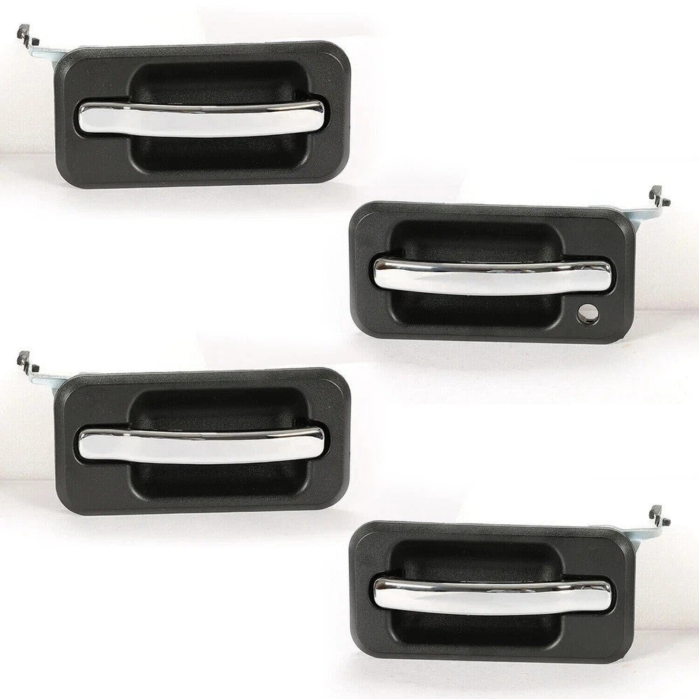 HECASA Exterior Door Handle For 2003-2009 Hummer H2 Base Front & Rear (4 pc Set)