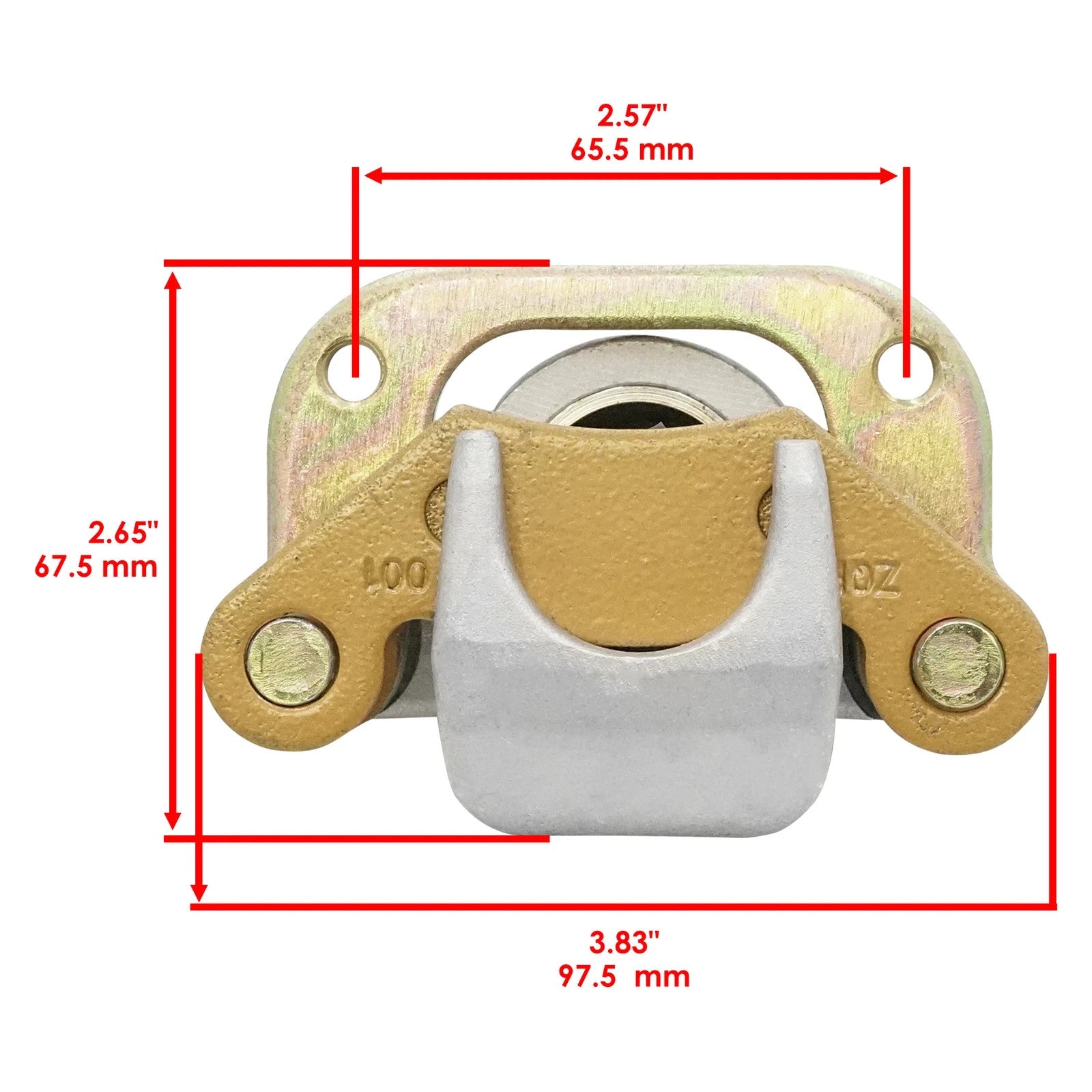 Front Left Right Brake Caliper W/ Pad For Polaris Trail Boss 250 2X4 4X4 1991-94