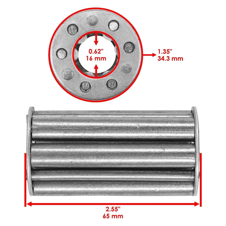 1-513809 1-513810 230-616 Wheel Roller Cage Bearing kit for Exmark Toro