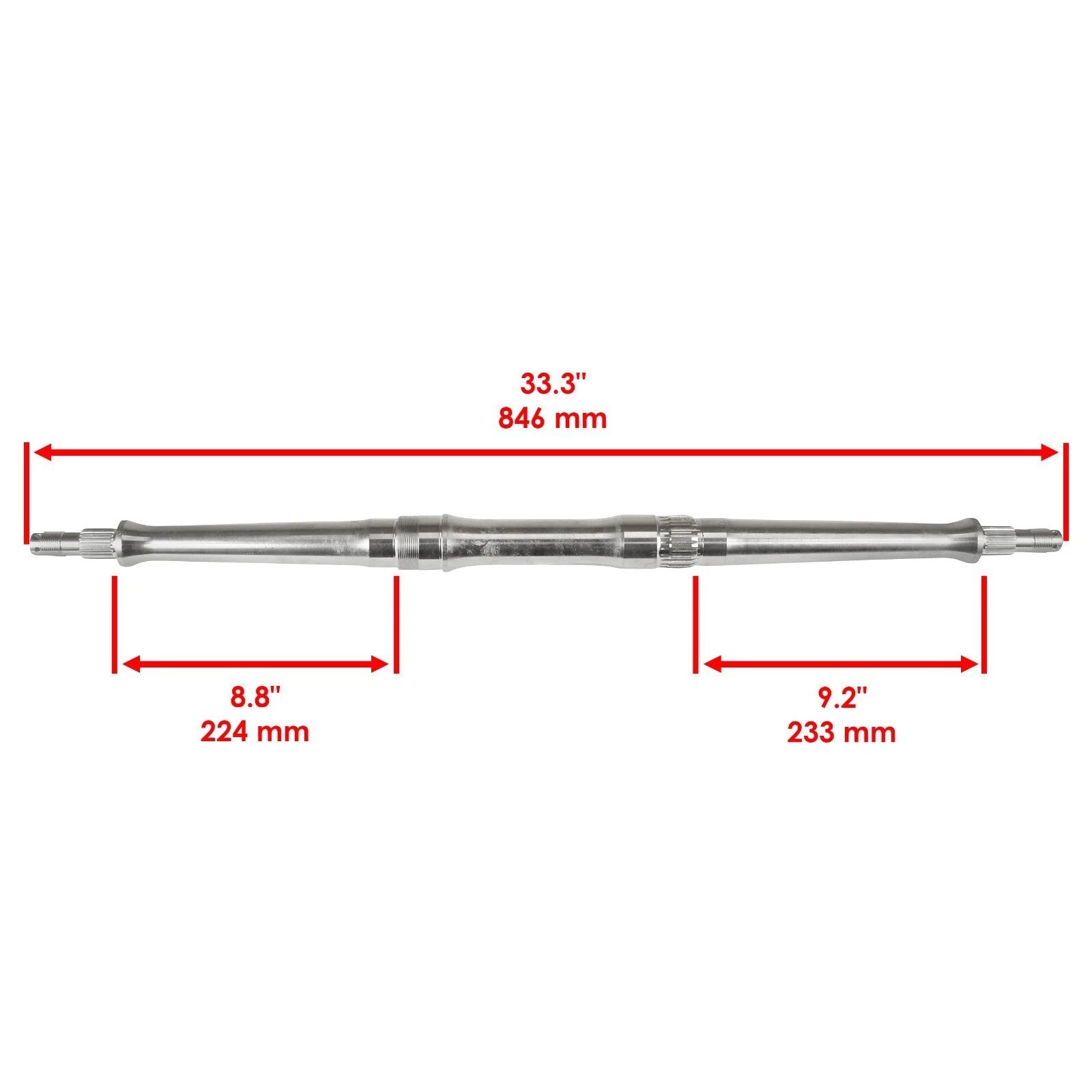 Rear Axle Shaft For Kawasaki KFX700 KSV700A KSV700B KSV700C 2004 2005 2006-2009