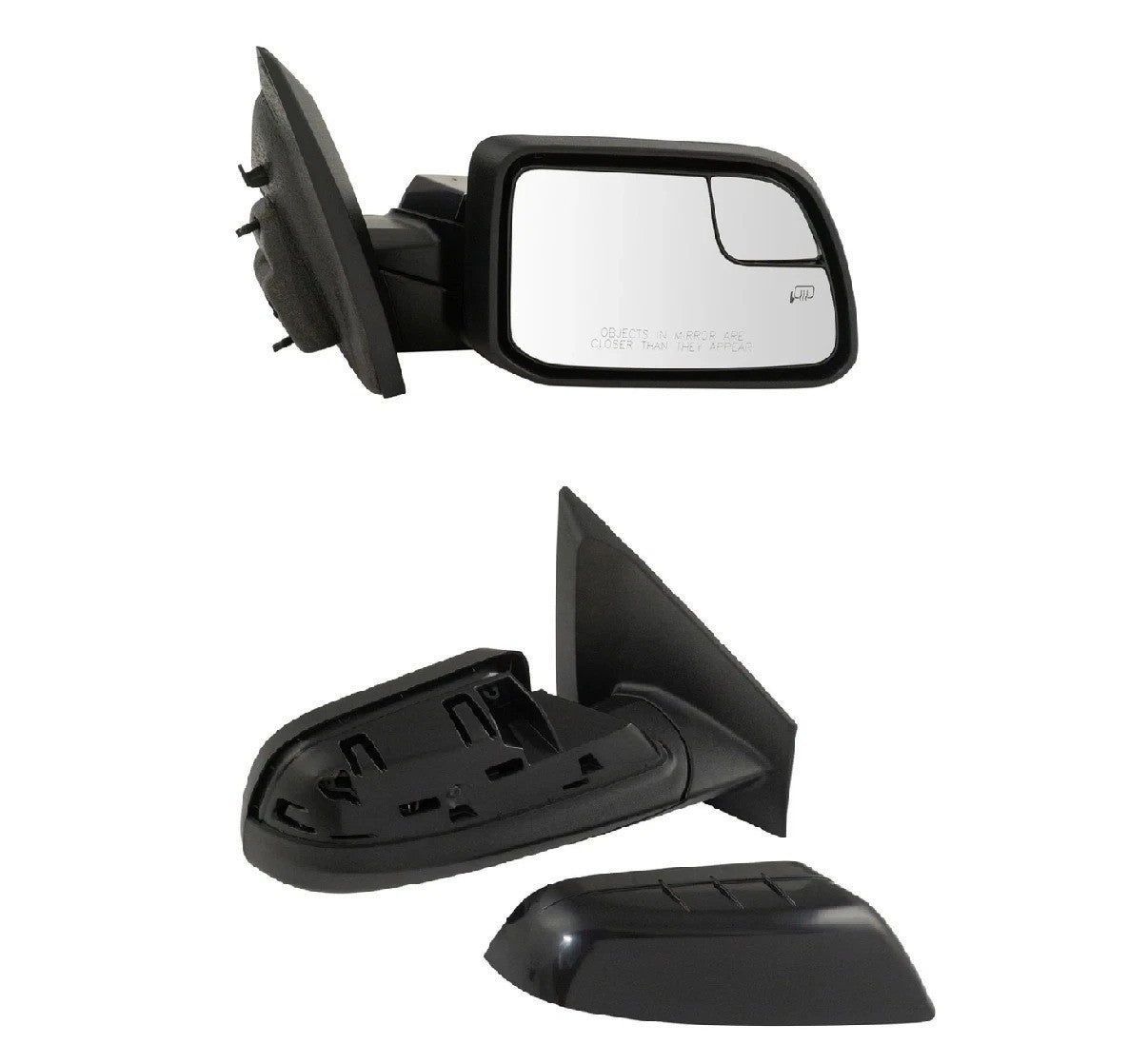 Mirror Power Heated Puddle Spotter Passenger Side Right RH for 11-14 Ford Edge