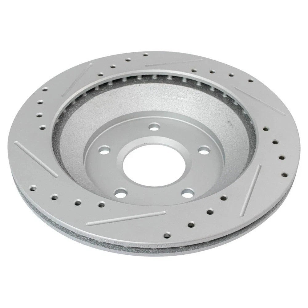 Font & Posi Ceramic Brake Pad & Performance Drilled Slotted Zinc Rotor