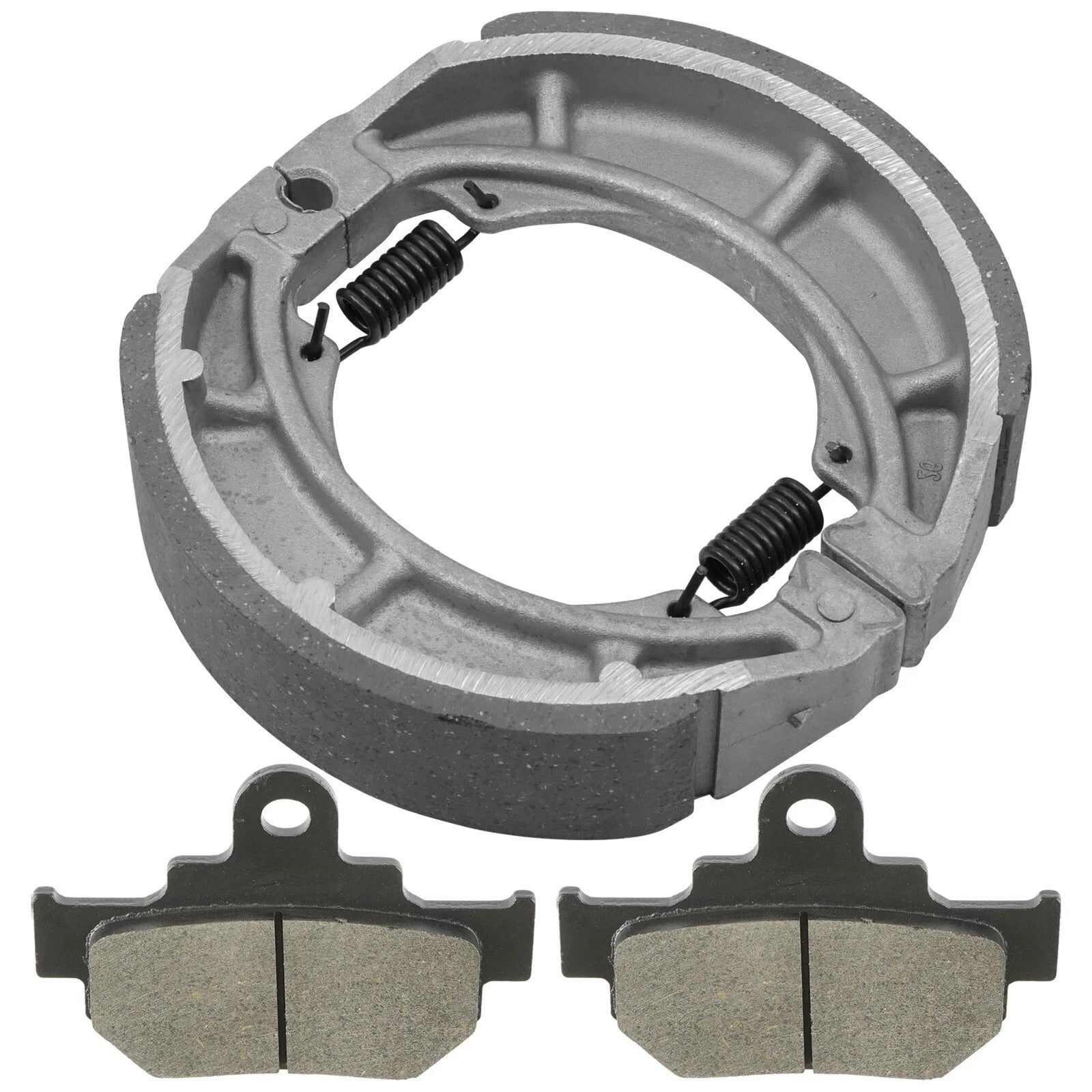 Front Brake Pads & Rear Brake Shoes for Suzuki GZ250 Marauder 250 1998-2010