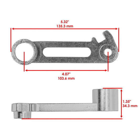 Deck Drive Arm & Pivot Shaft W/Bushing For John Deere GX345 GX355 LX280 48" 54"
