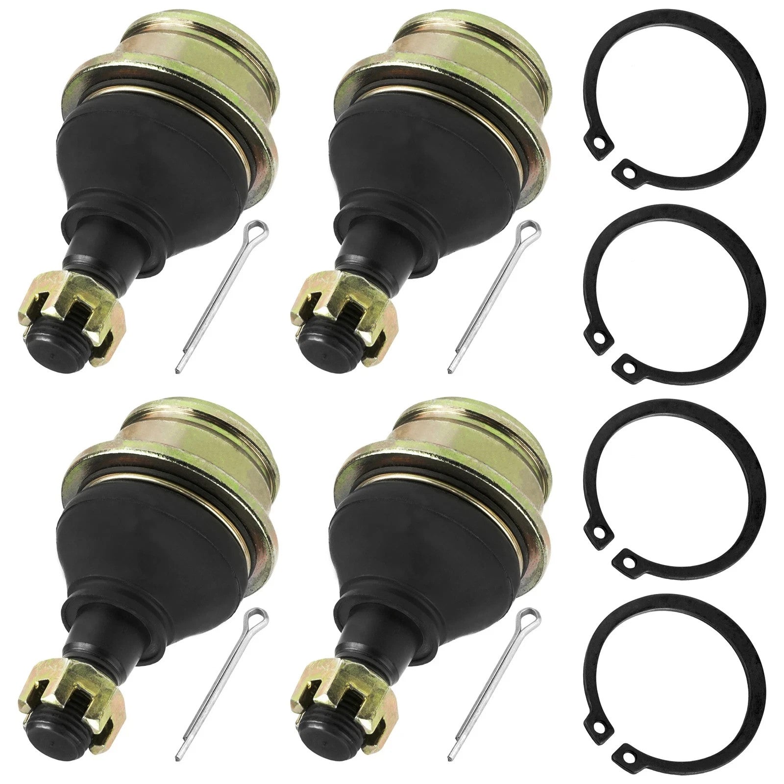 4 Front Lower Upper Ball Joint fits Yamaha Wolverine R-SPEC YXE700 2016-2018