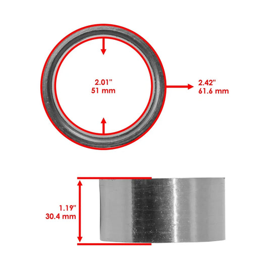 Caltric Exhaust Muffler Gasket for Kawasaki Z900 Z900RS 2017-2019 11061-0447