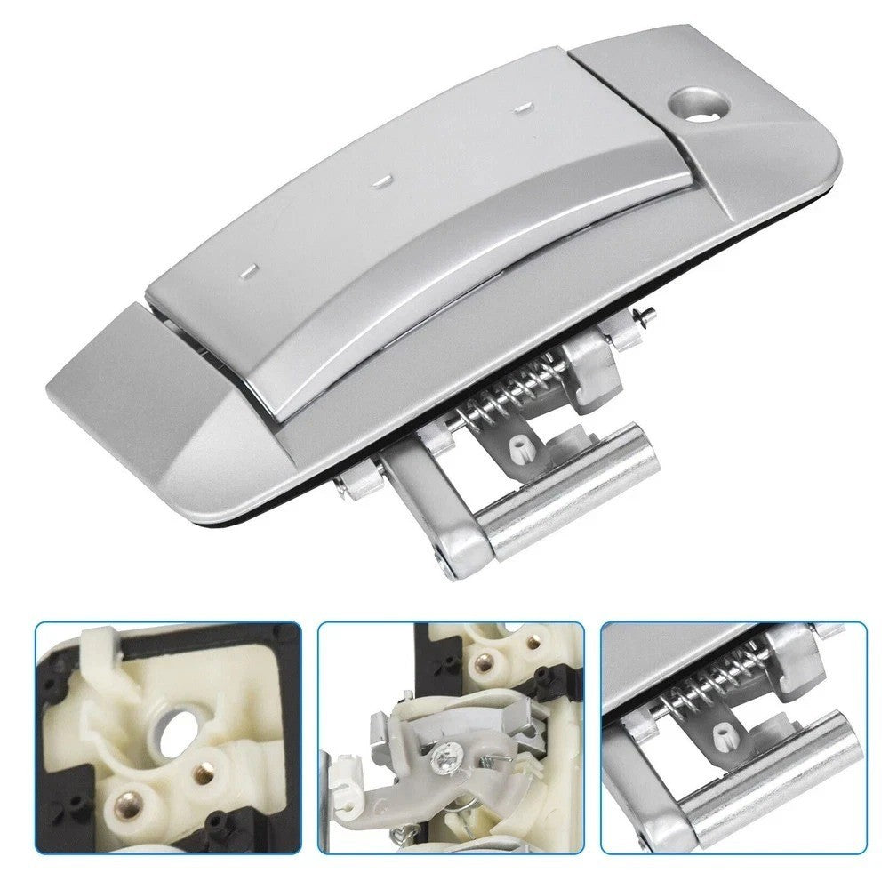2 X Exterior Door Handle Silver For Nissan 350Z 2003-2009 Left & Right Side