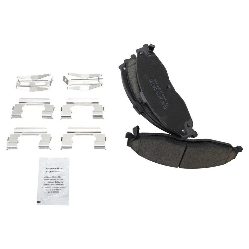 Brake Rotor & Ceramic Pad Front Drilled Slotted Set for Pontiac Chevy