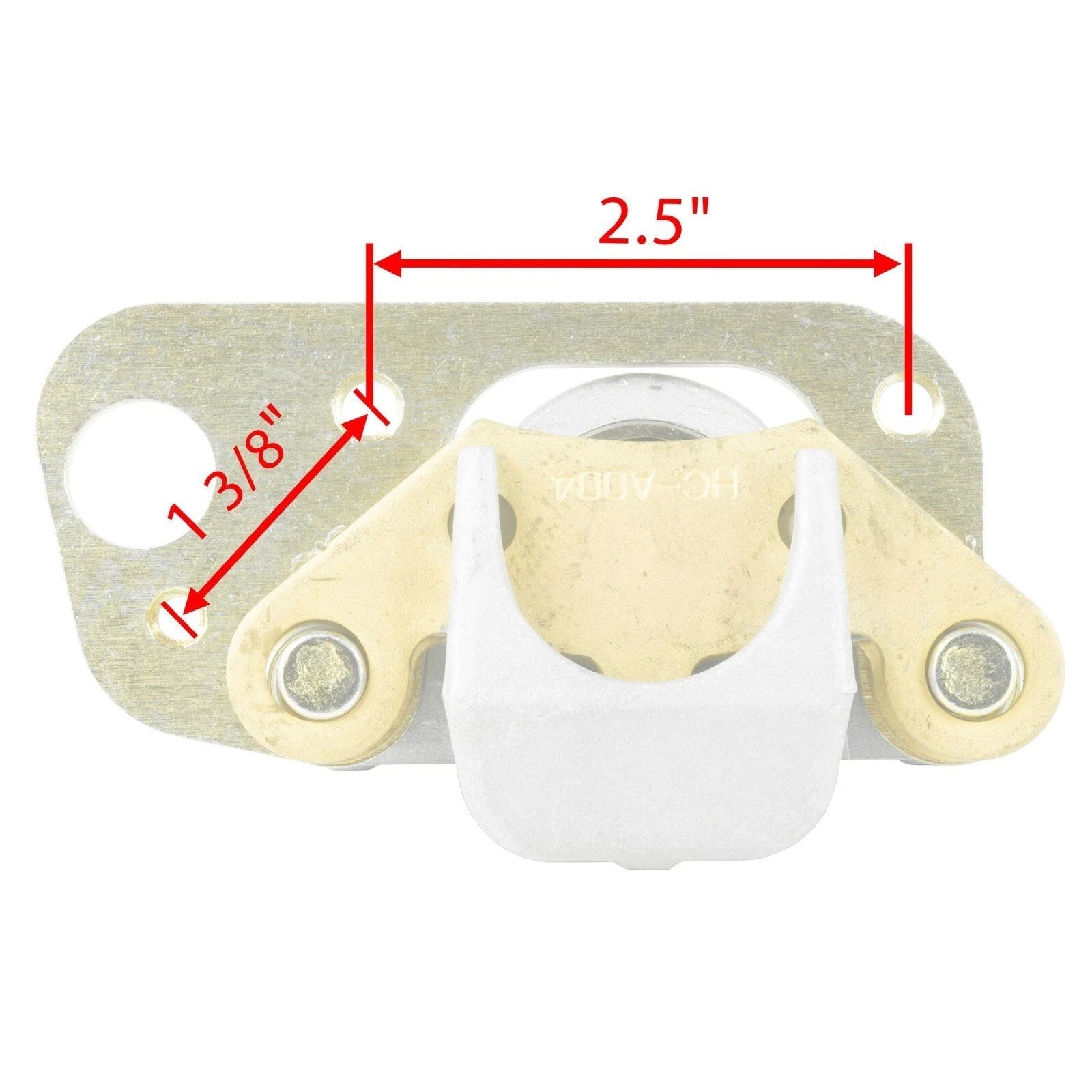 Front and Rear Brake Caliper w/Pads fits Polaris Scrambler 500 2x4 4X4 2001-02